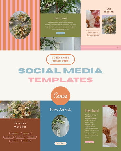 Bright & Bold Canva Social Media Templates