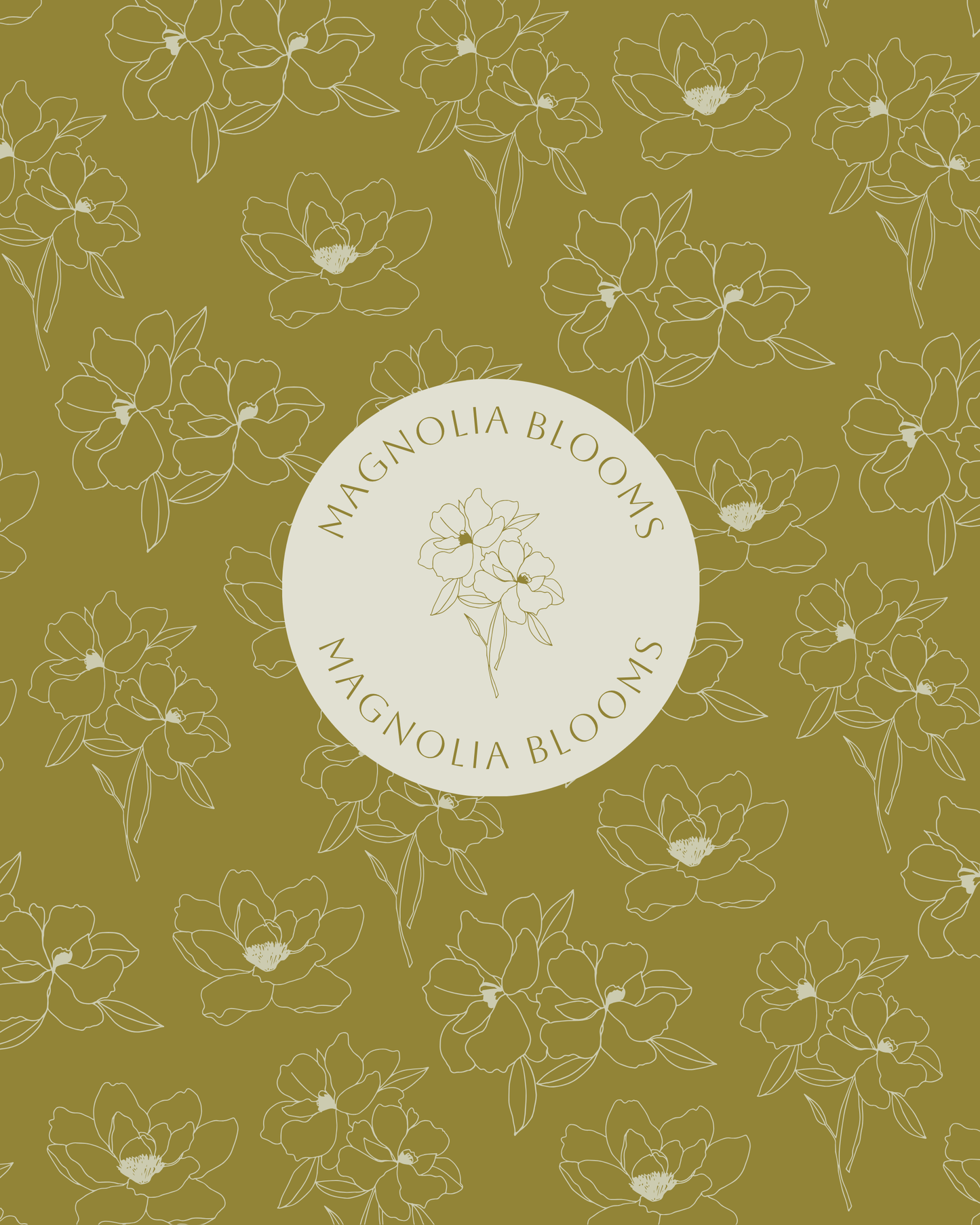 Magnolia Blooms - Semi Custom Brand Kit