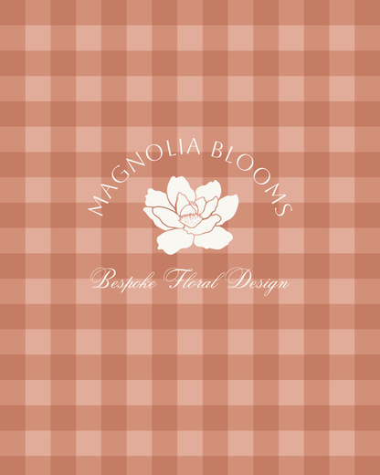 Magnolia Blooms - Semi Custom Brand Kit
