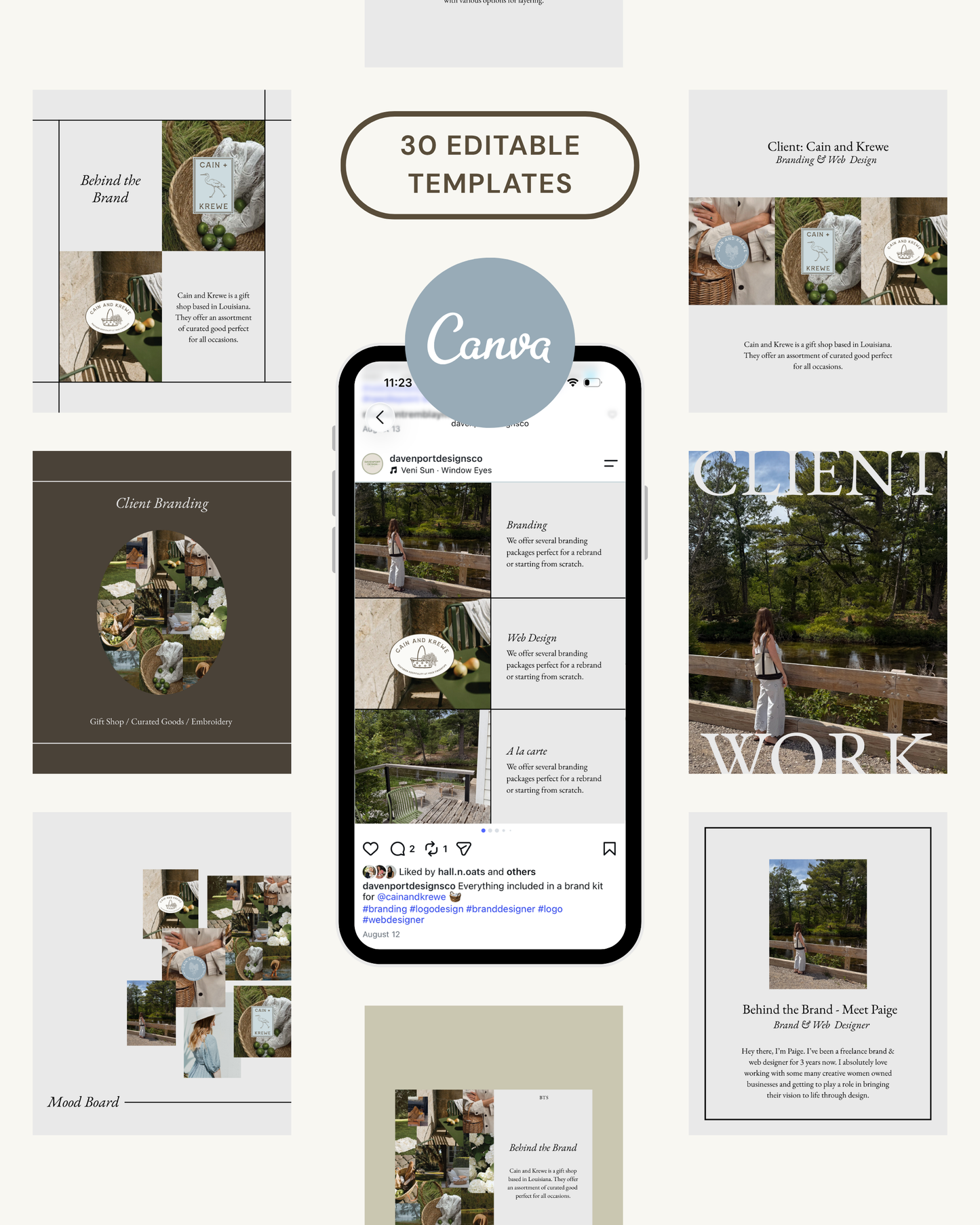 Editorial Canva Social Media Templates
