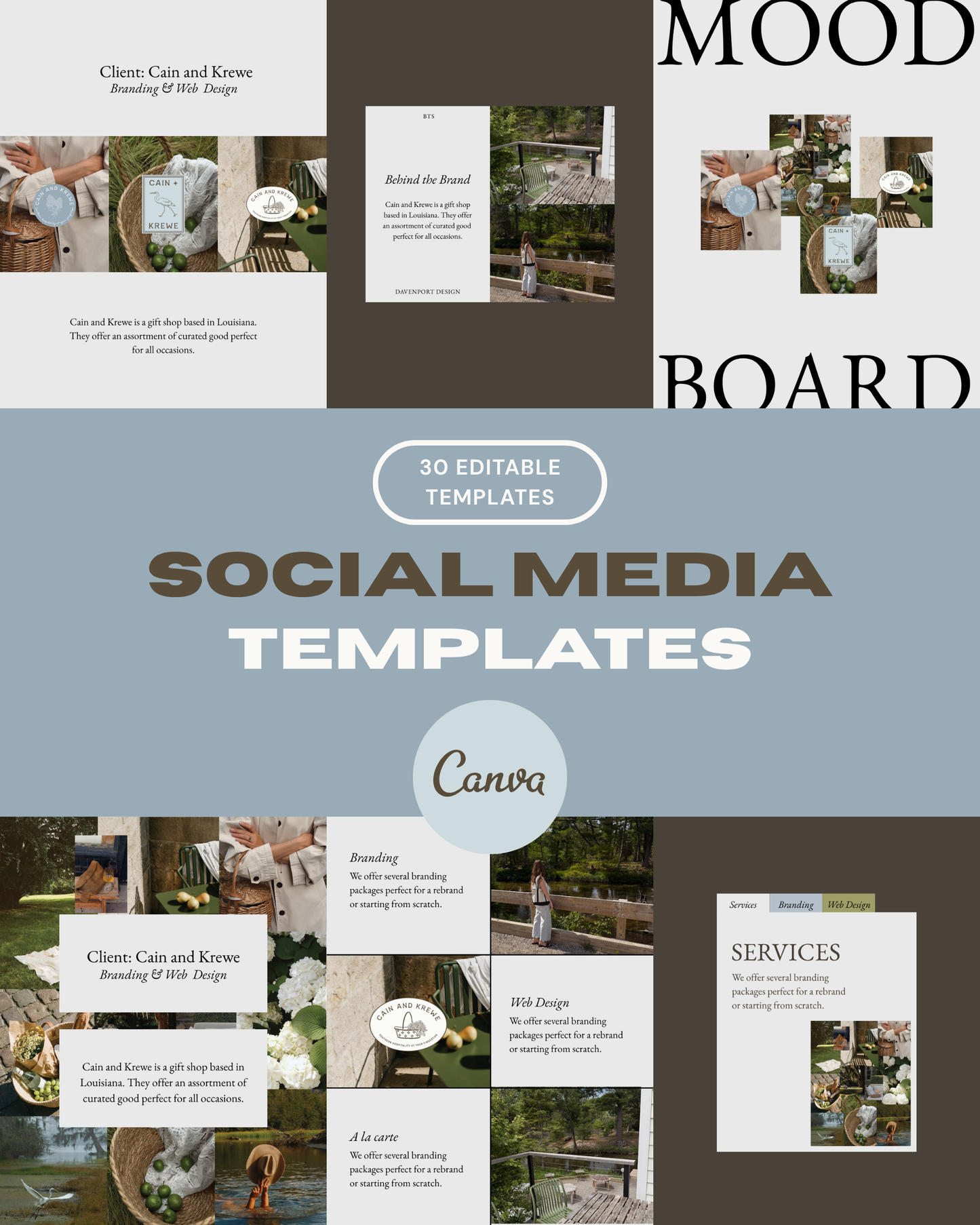 Editorial Canva Social Media Templates