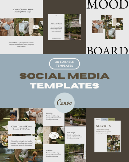 Editorial Canva Social Media Templates