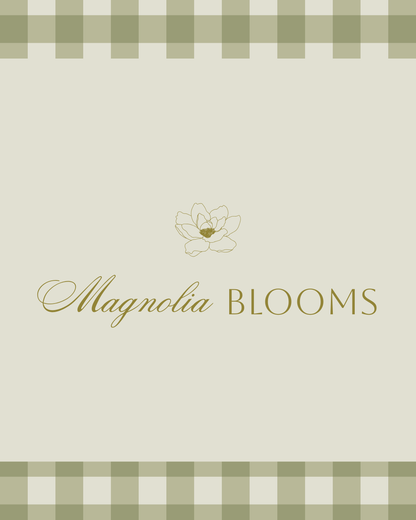 Magnolia Blooms - Semi Custom Brand Kit