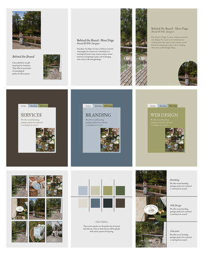 Editorial Canva Social Media Templates